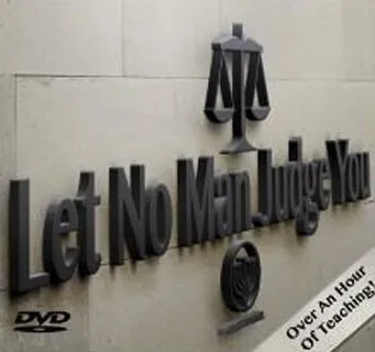 let no man judge you teaching