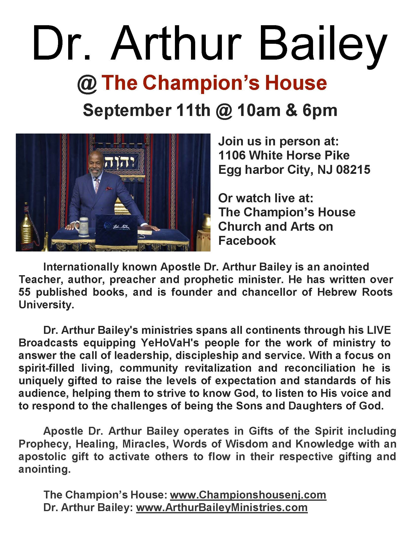 Authur Bailey Flyer