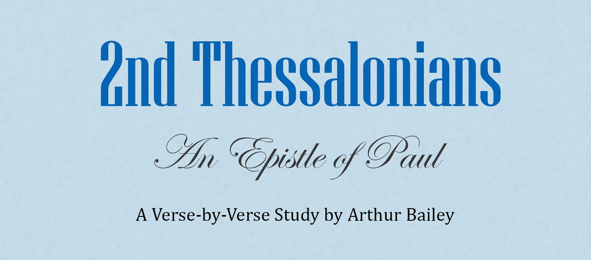 nd Thessalonian Long ()